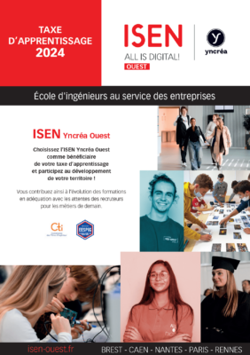 Dépliant Taxe d'apprentissage 2024 ISEN Ouest