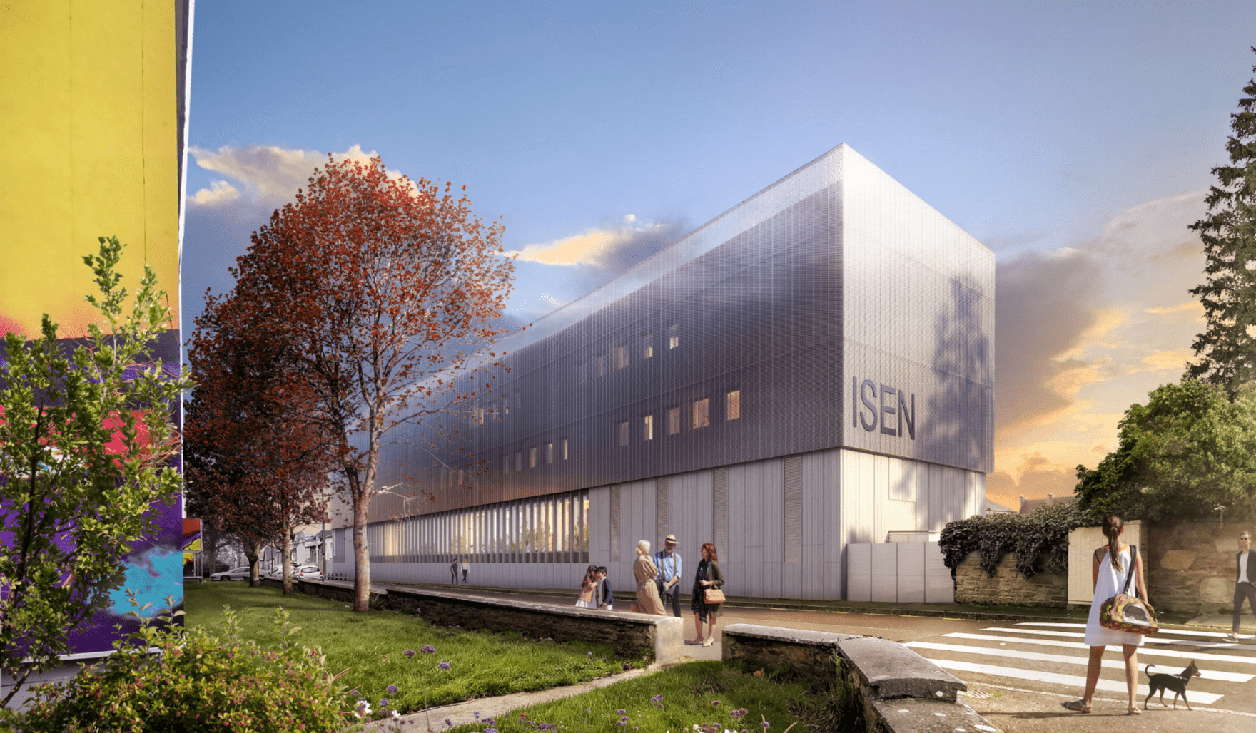 Futur bâtiment Langevin ISEN Ouest Campus Brest